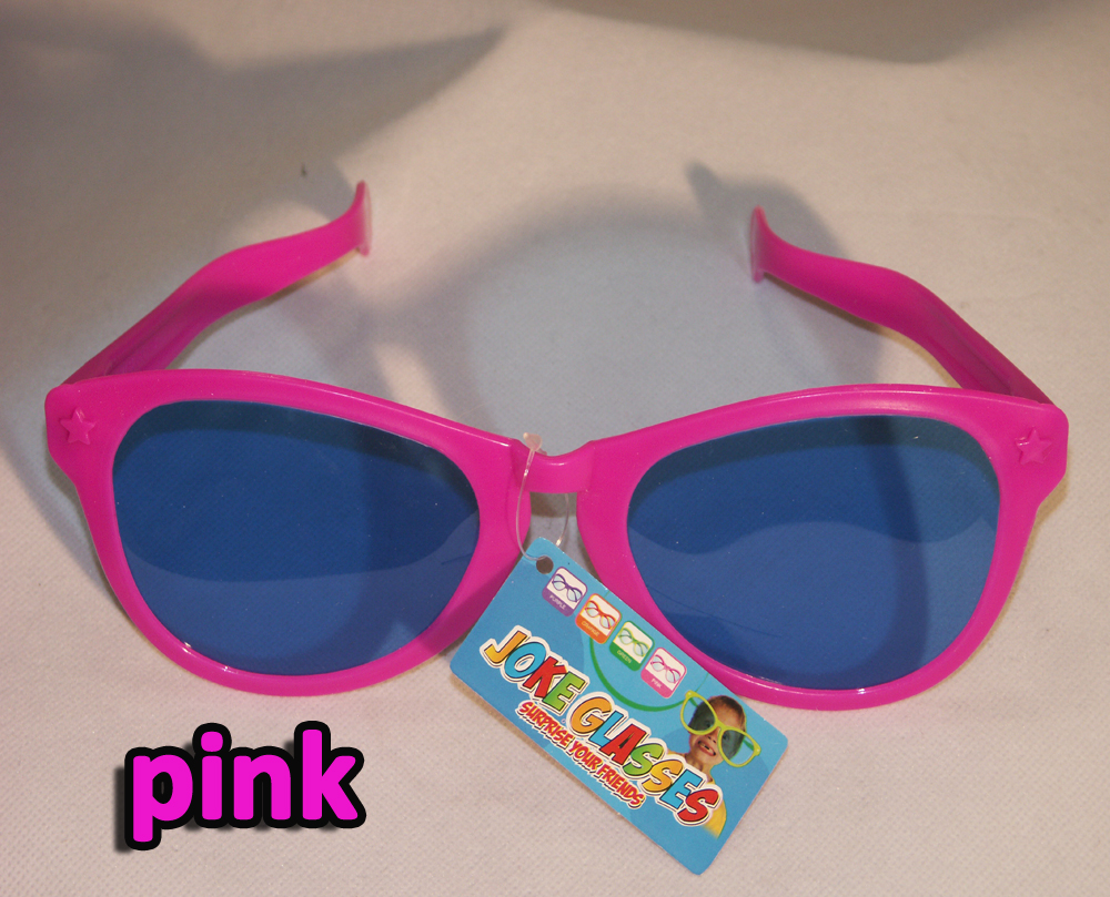 Clown Joke Glasses Huge Coloured Comedy Fun Magic Novelty Silly Gag