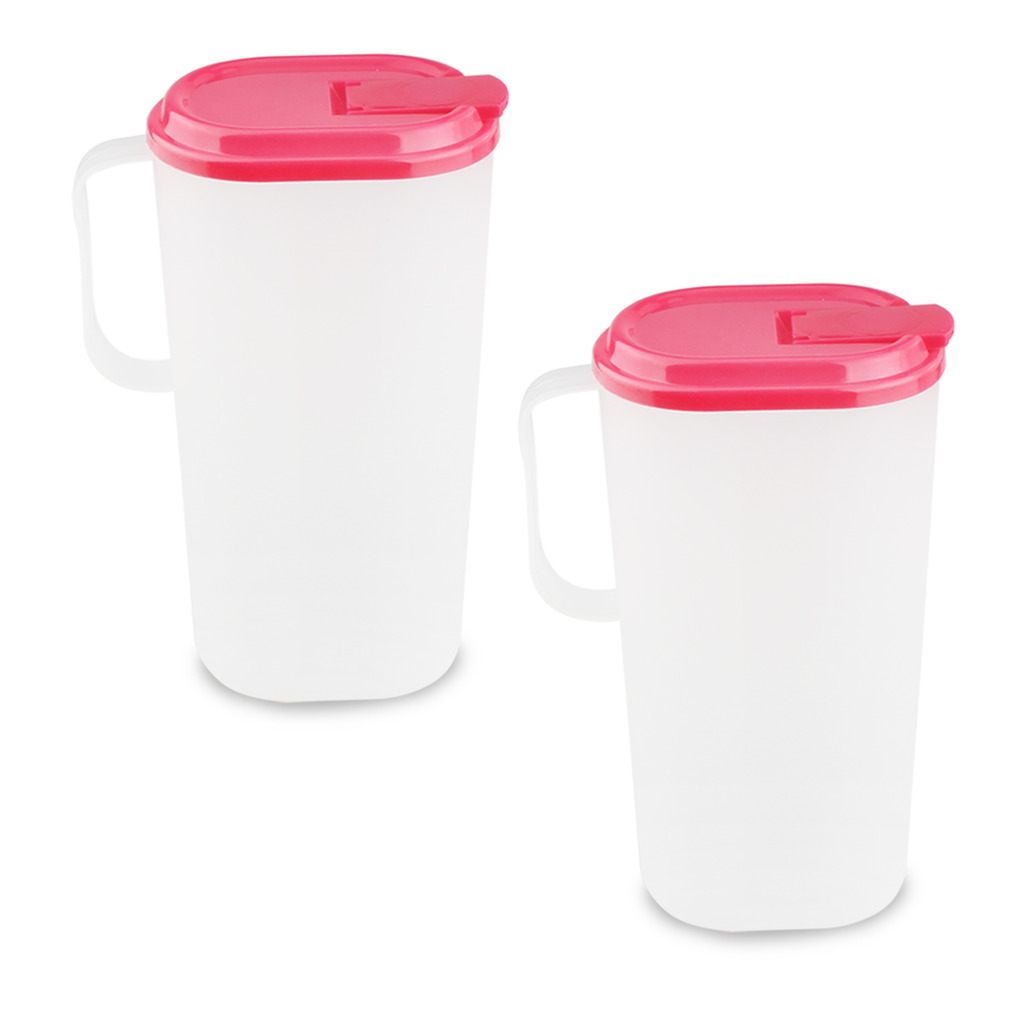 Plastic Fridge Door Beverage Jug Container Water Juice Milk Pitcher