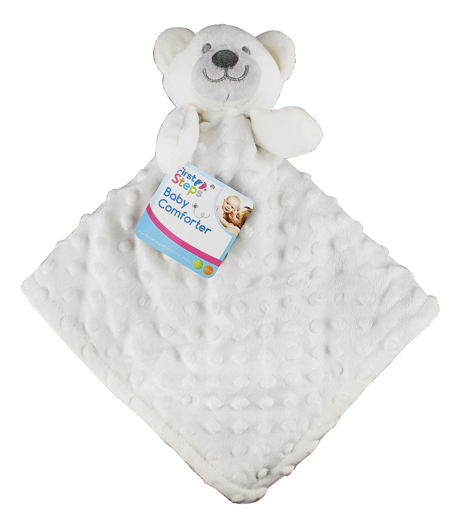 baby teddy comforter