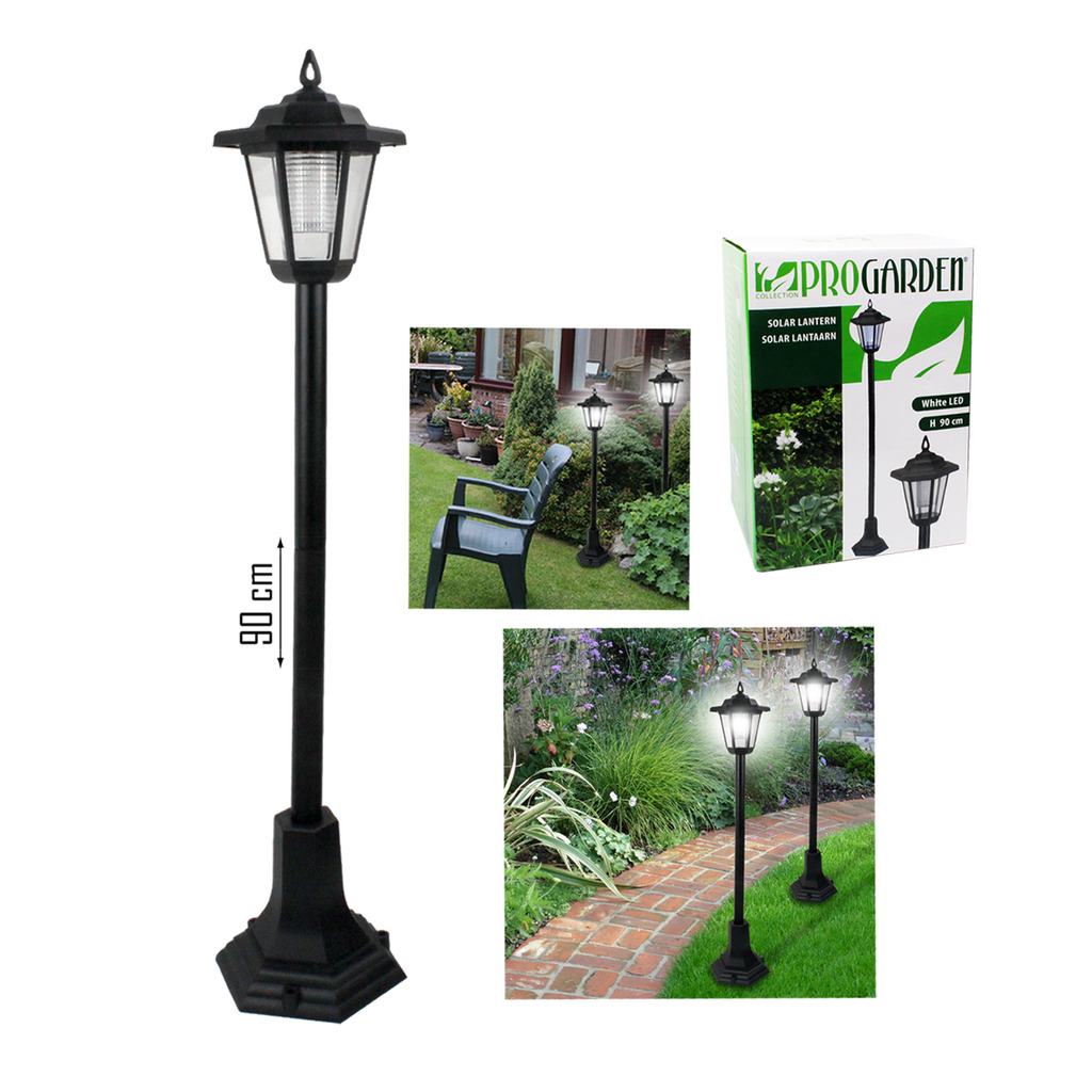 Garden Lights Lamp Post LED Solar Powered Walkway Outdoor Lantern Patio