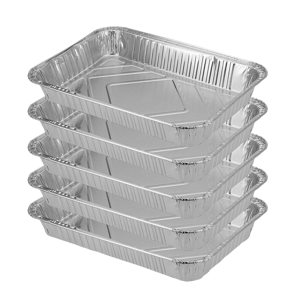 Aluminium Foil Serving Trays Disposable Plates BBQ Grill Grilling